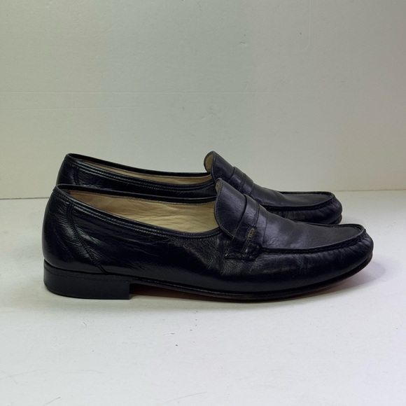 Bally of Switzerland Black Leather Loafers Men’s Shoes Sz 10 Medium MSRP:$349.95
